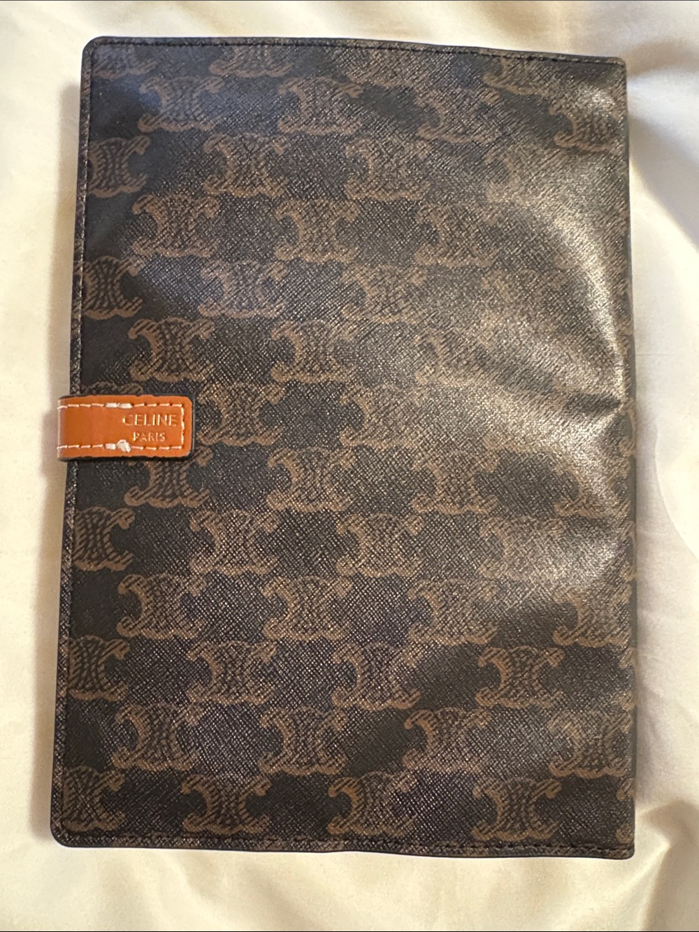 CELINE refillable notebook cover w/ starter blank notebook - Picture 2 of 9
